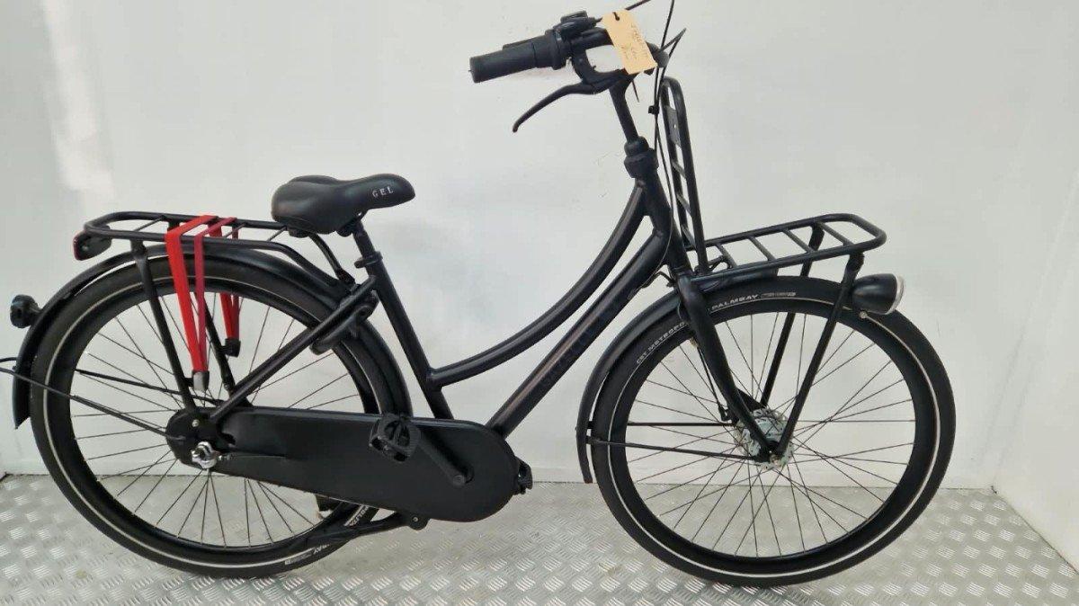 Gazelle Puurnl zwarte transportfiets 46 cm tweedehands