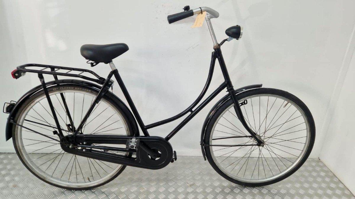 Budgetbike Omafiets 28 inch zwart, tweedehands stadsfiets