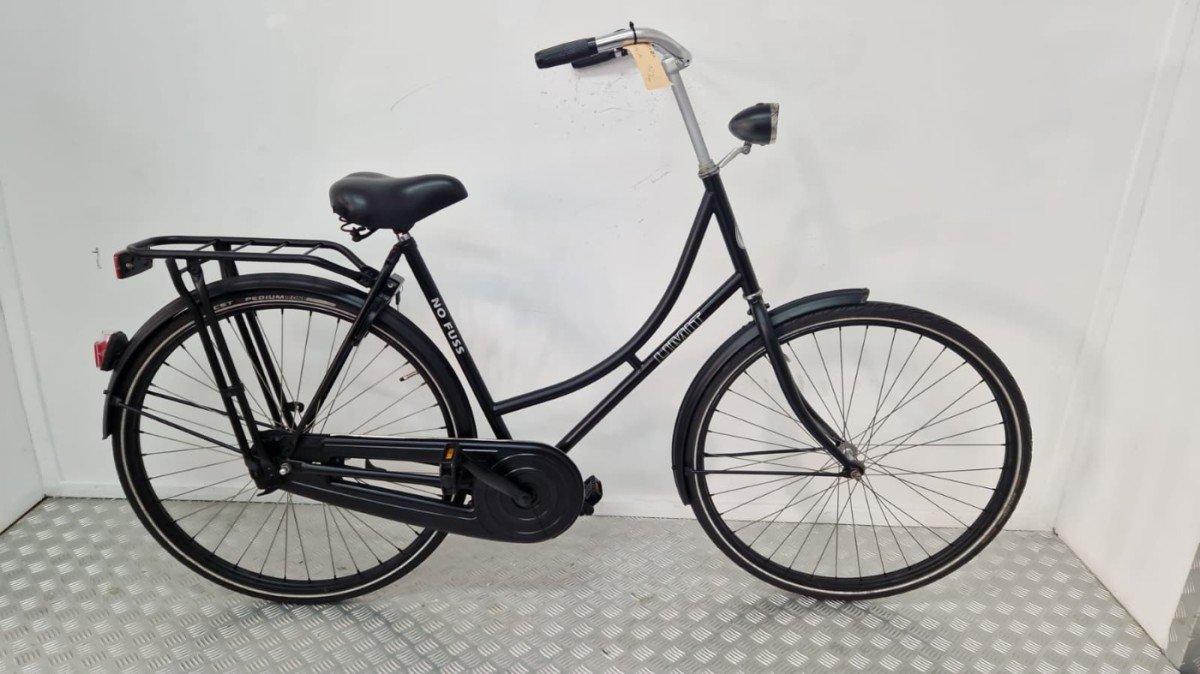 Limit No Fuss tweedehands stadfiets 56 cm zwart, terugtraprem