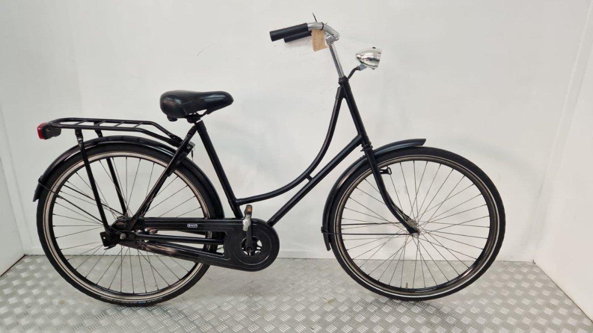 Budgetbike Omafiets zwart 53 cm tweedehands stadsfiets