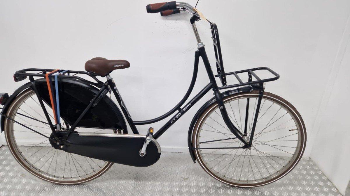 Batavus Old Dutch transportfiets 50 cm zwart, terugtraprem, gesloten kettingkast