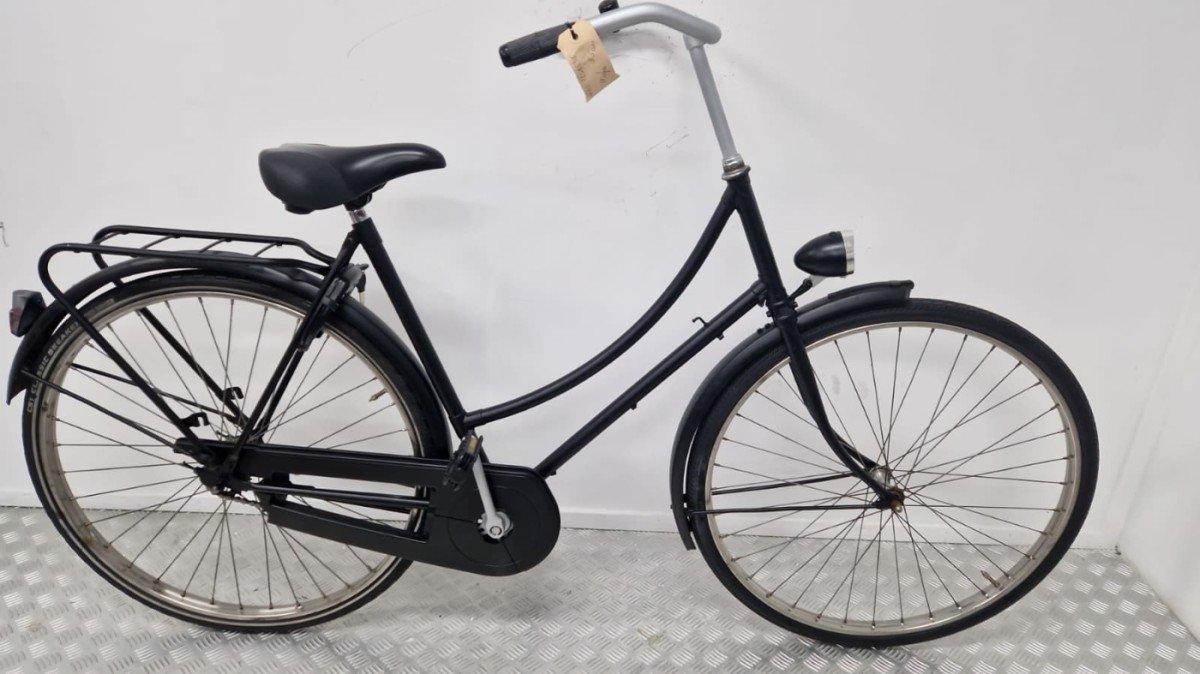 Budgetbike Omafiets 55cm zwart, tweedehands omafiets