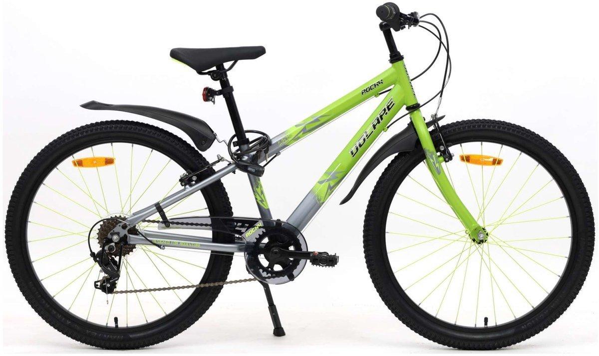 Volare Rocky kinderfiets 26 inch, groen grijs, metallic lak