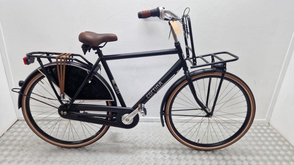 Cortina U1 transportfiets 56 cm zwart, tweedehands