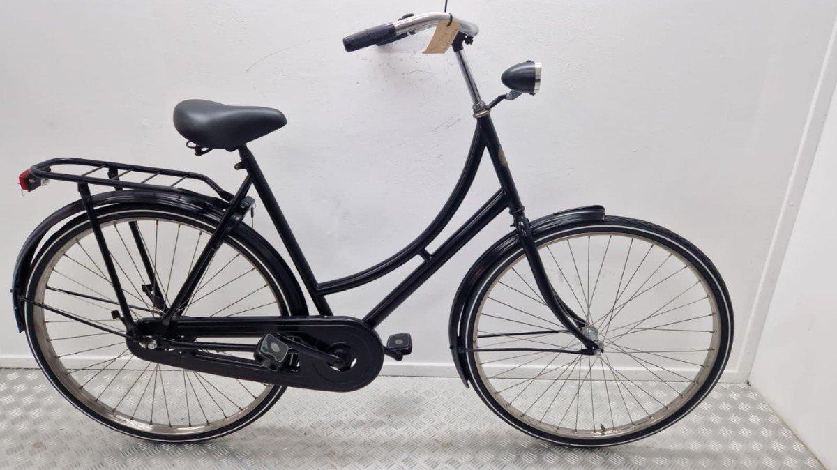 Zwarte Avalon Omafiets 57 cm met terugtraprem