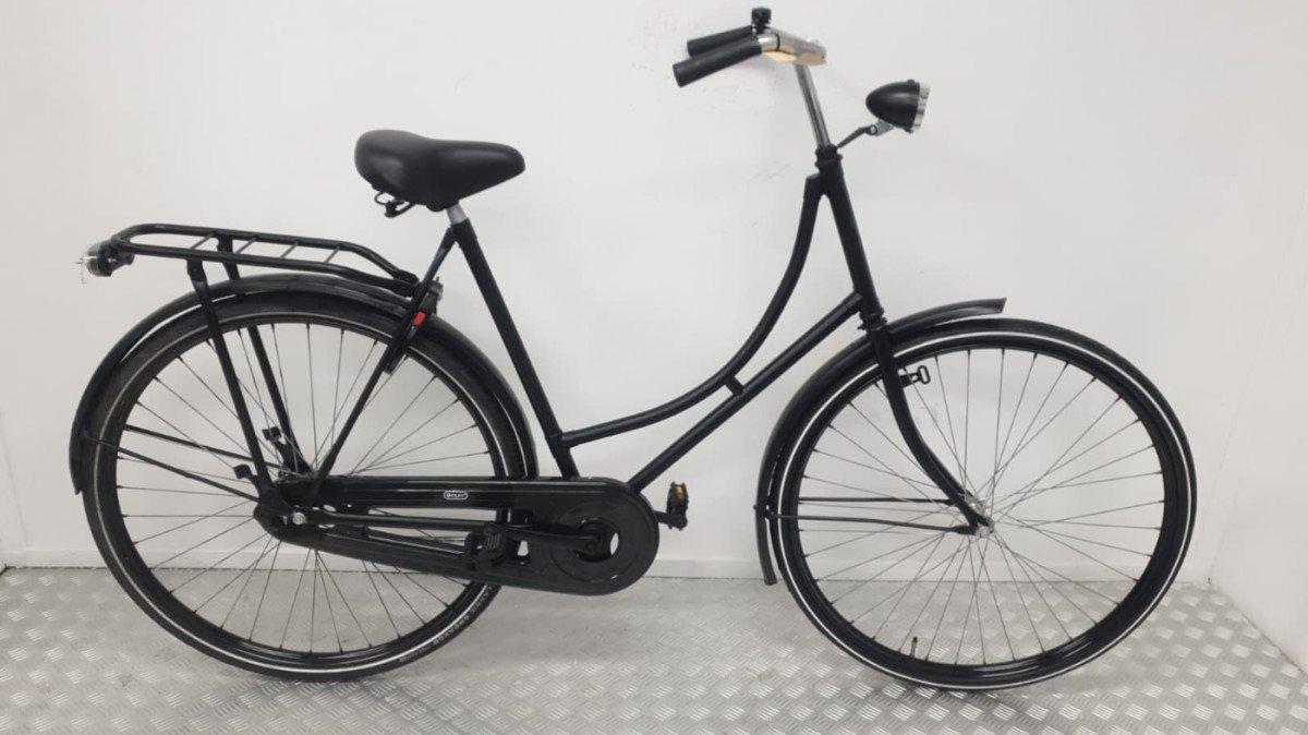 Budgetbike Omafiets zwart 28 inch tweedehands