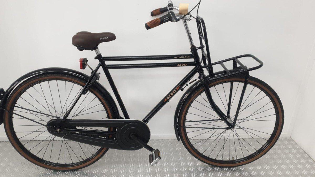 Aldo Transport transportfiets 57 cm zwart, terugtraprem