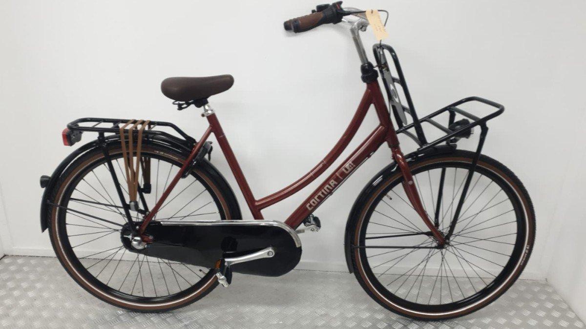 Cortina U4 transportfiets 57 cm rood, tweedehands
