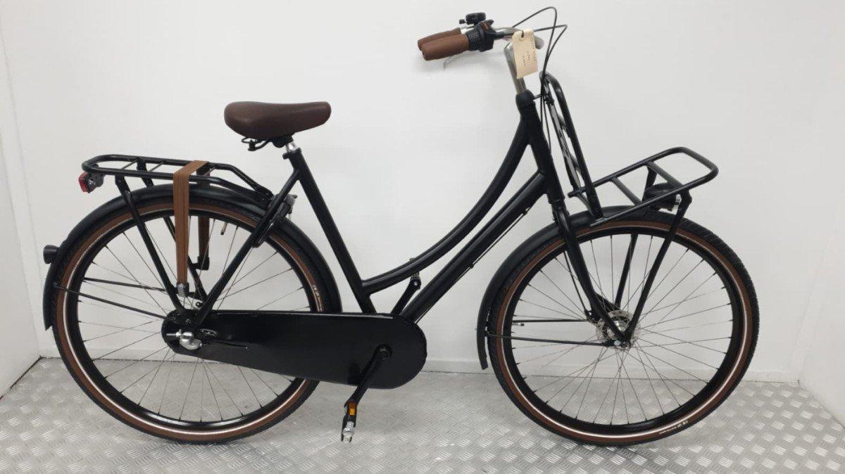 Cortina U4 Transport stadsfiets 57 cm zwart, terugtraprem