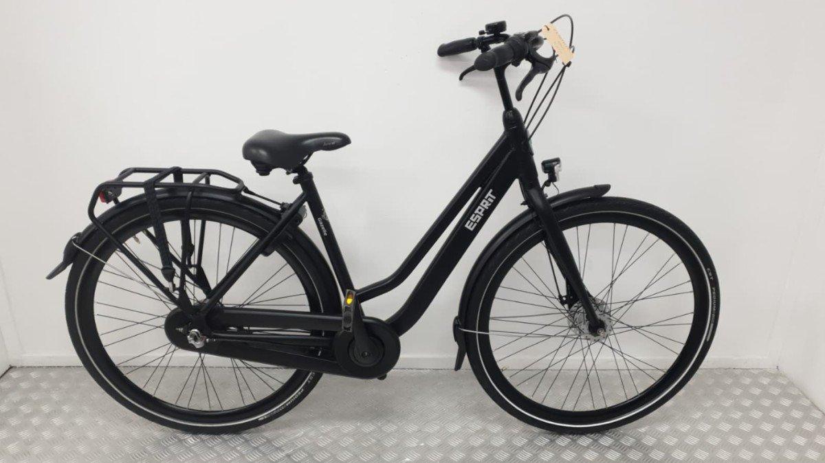 Gazelle Esprit stadsfiets 49 cm, zwart, 28 inch wielen, zijaanzicht