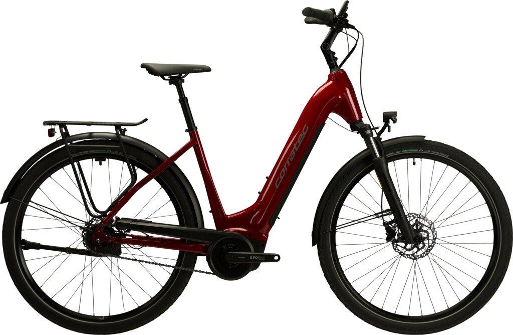 Corratec EP Trekking 45 cm tweedehands elektrische stadsfiets in rood