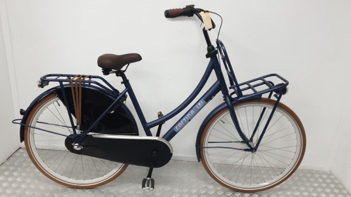 Cortina U4 transportfiets 50 cm in blauw, tweedehands