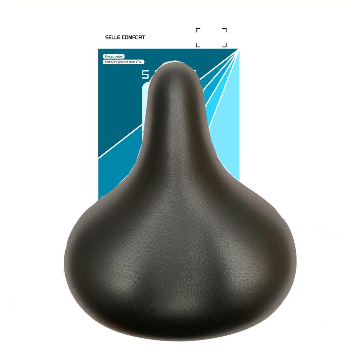 Selle Comfort Classic Retro zadel in zwart