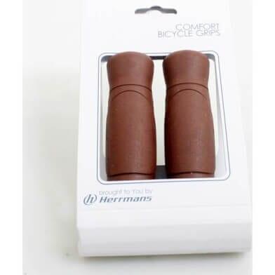 Herrmans Cut 93 fietshandvatten 120mm in bruin