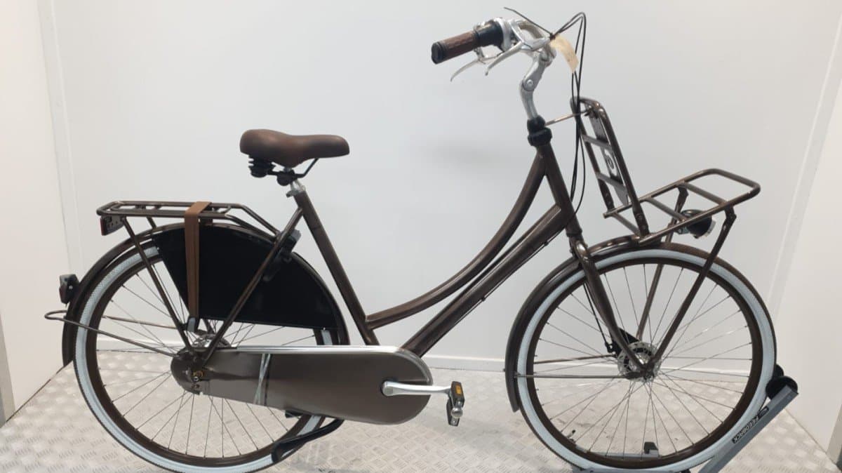 Cortina U4 transportfiets bruin, 57 cm, tweedehands