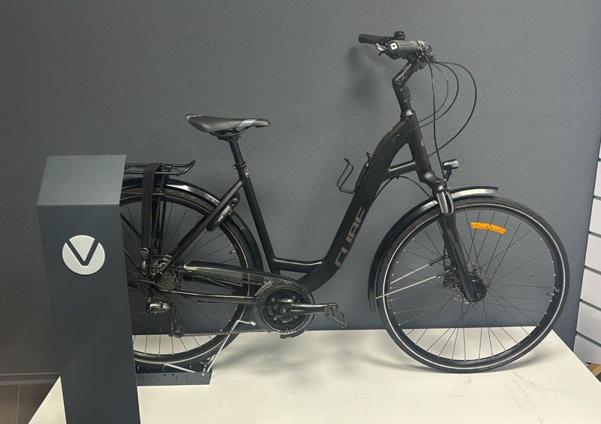 Cube Touring Hpa zwarte stadsfiets 54cm tweedehands, 28 inch wielen