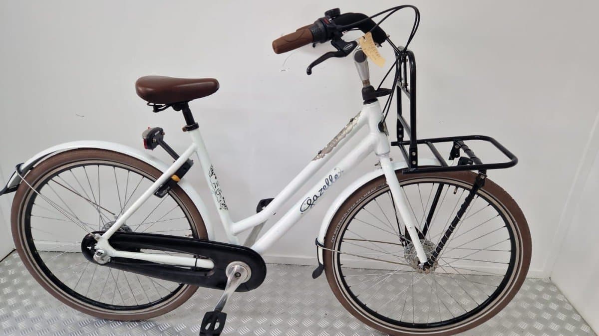 Gazelle Miss Grace witte transportfiets 55 cm tweedehands