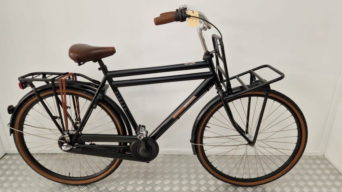 Sparta PICK UP 57cm stadsfiets in zwart, zijaanzicht