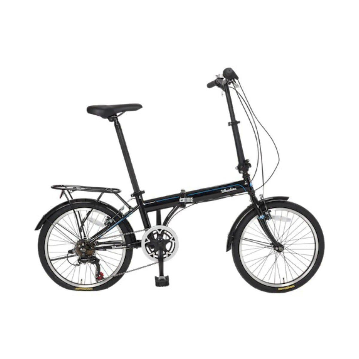 Wheelerz Vouwfiets blauw 20 inch, 6-speed, V-brake remmen