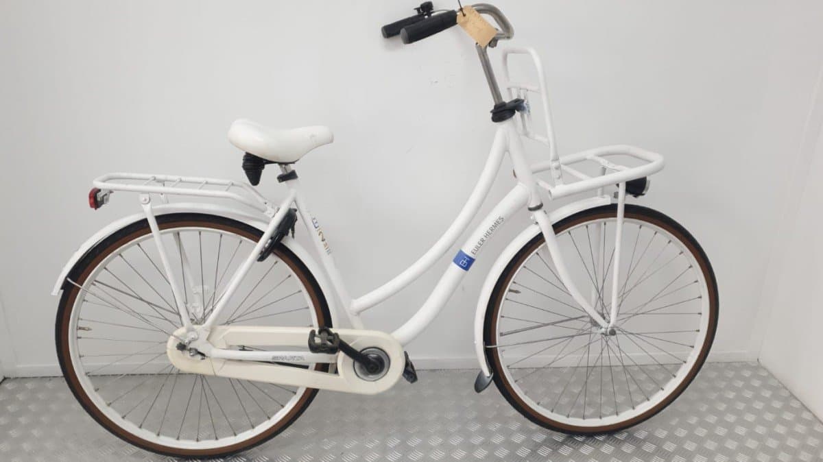 Sparta EH transportfiets 51cm wit, vooraanzicht