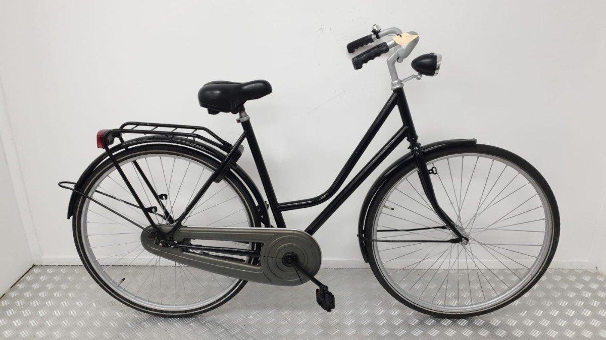 Budgetbike Omafiets zwart, 50 cm framemaat, tweedehands