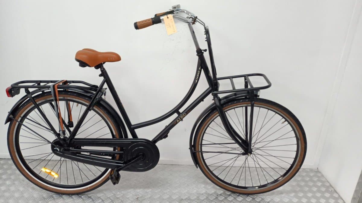 Aldo Cargo transportfiets 57 cm zwart, tweedehands