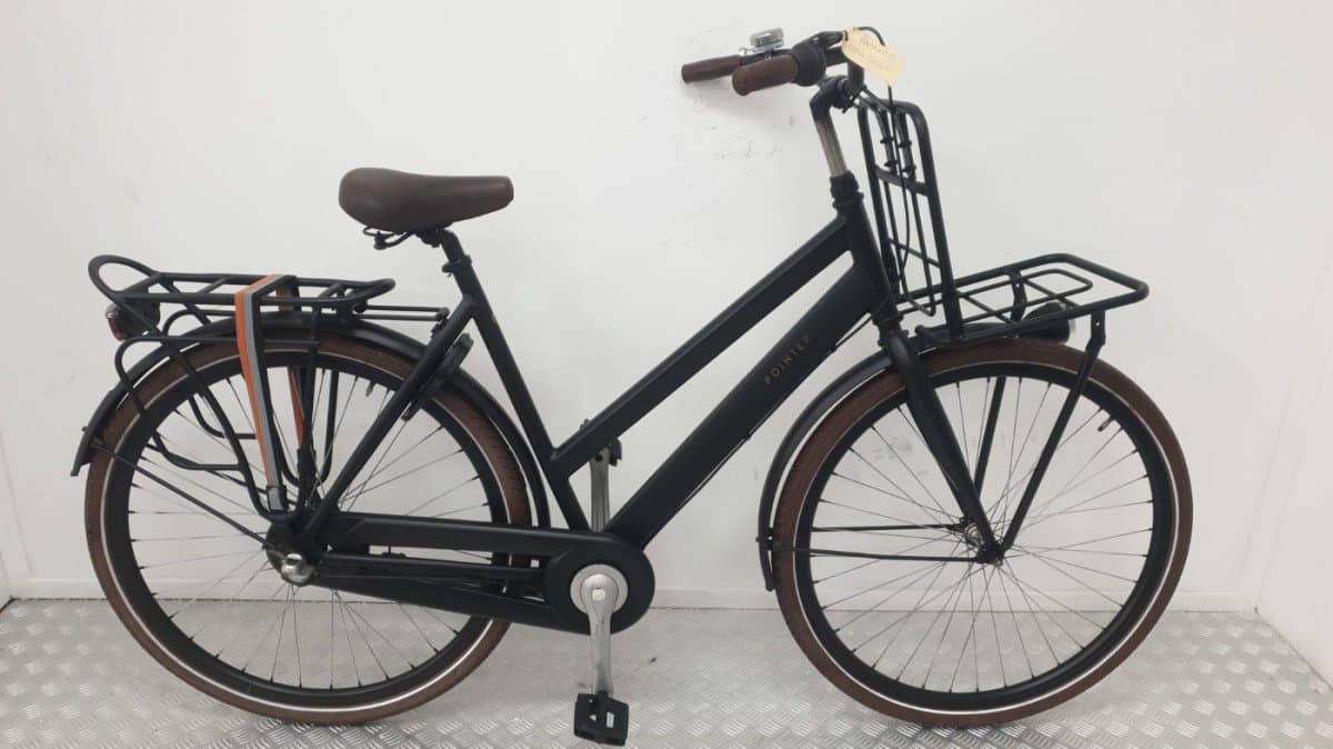 Pointer Bravia transportfiets 57 cm in zwart