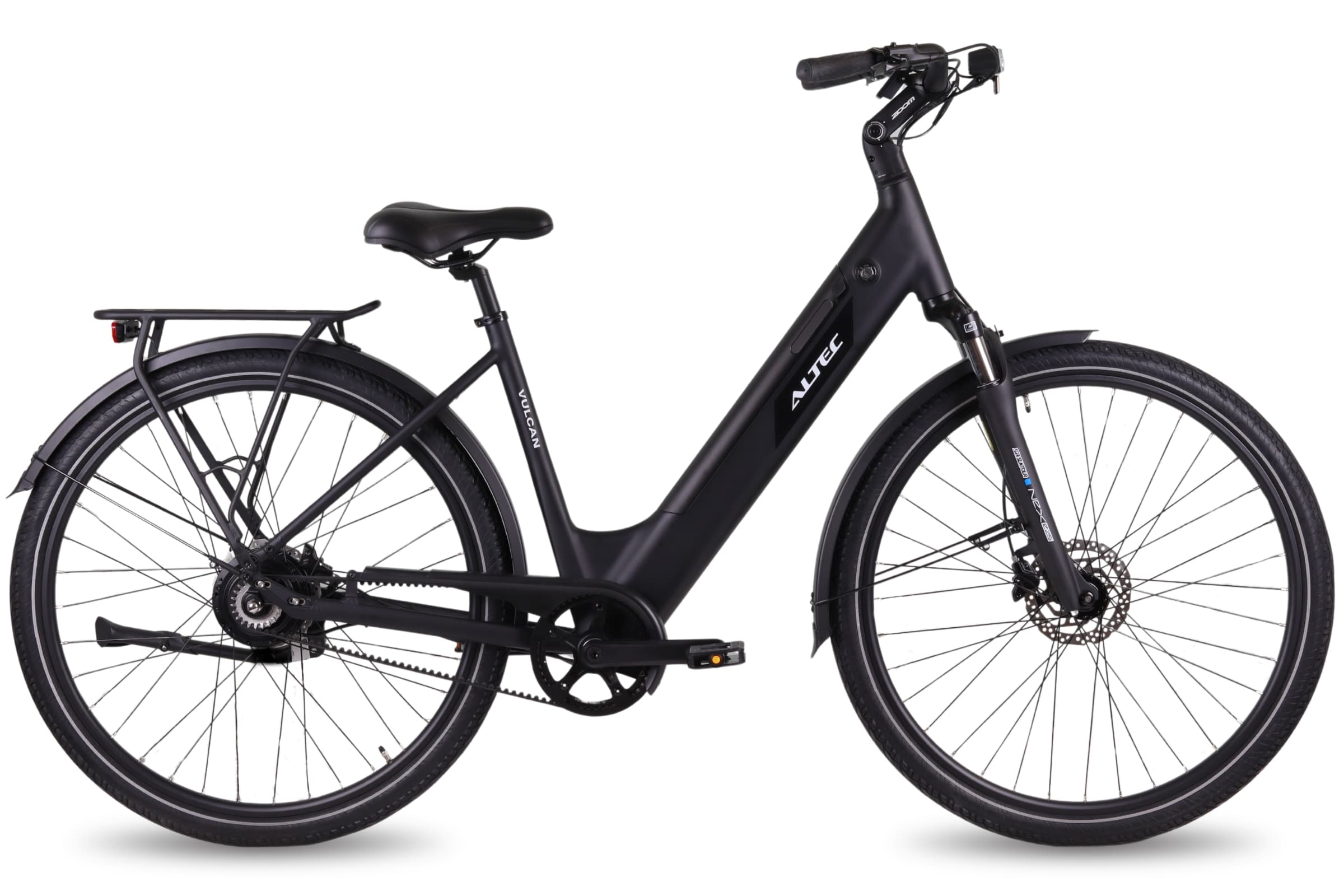 Altec Vulcan e-bike zwart, 28 inch, middenmotor
