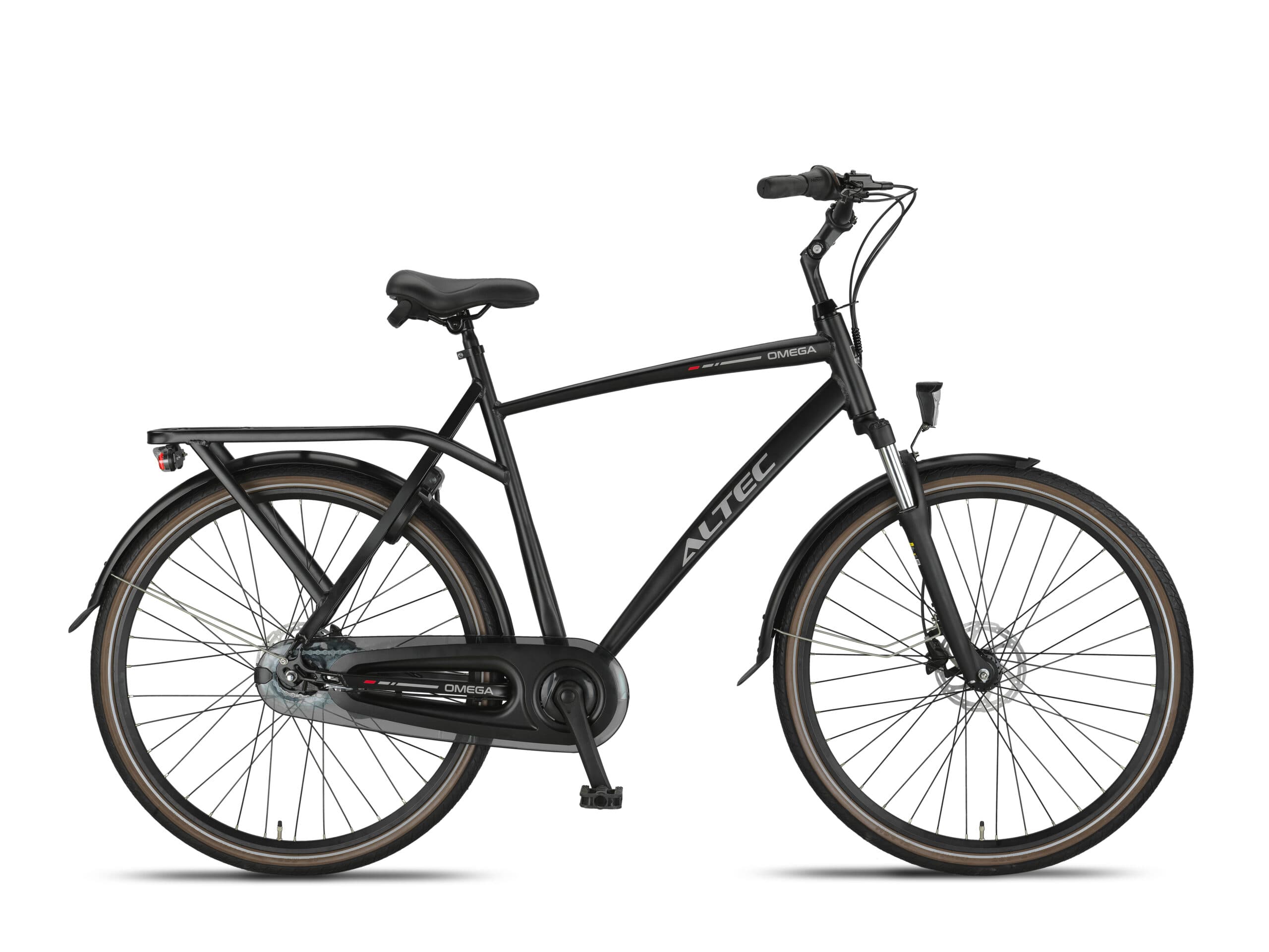 Altec Omega HYD stadsfiets 28 inch zwart, vooraanzicht