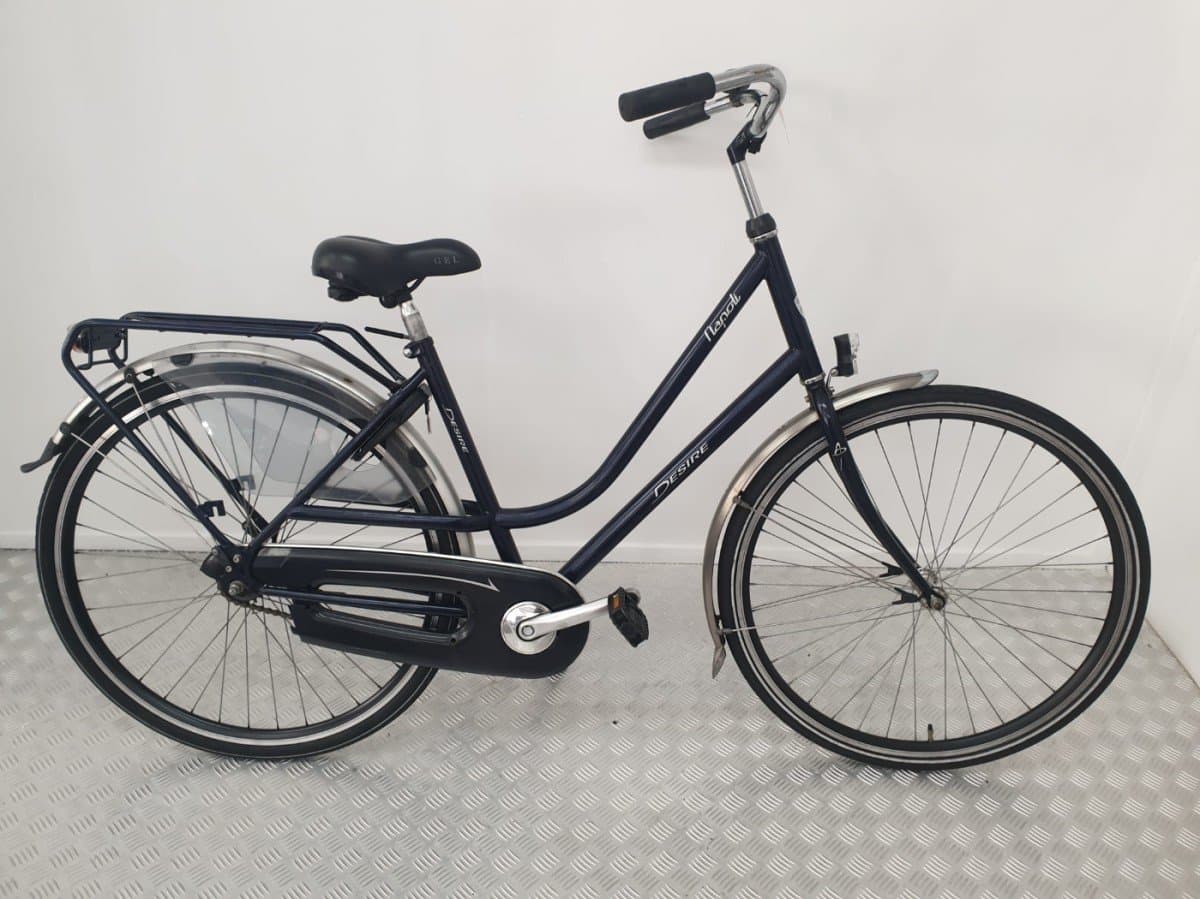 Desiree Napoli familie fiets 50 cm blauw tweedehands