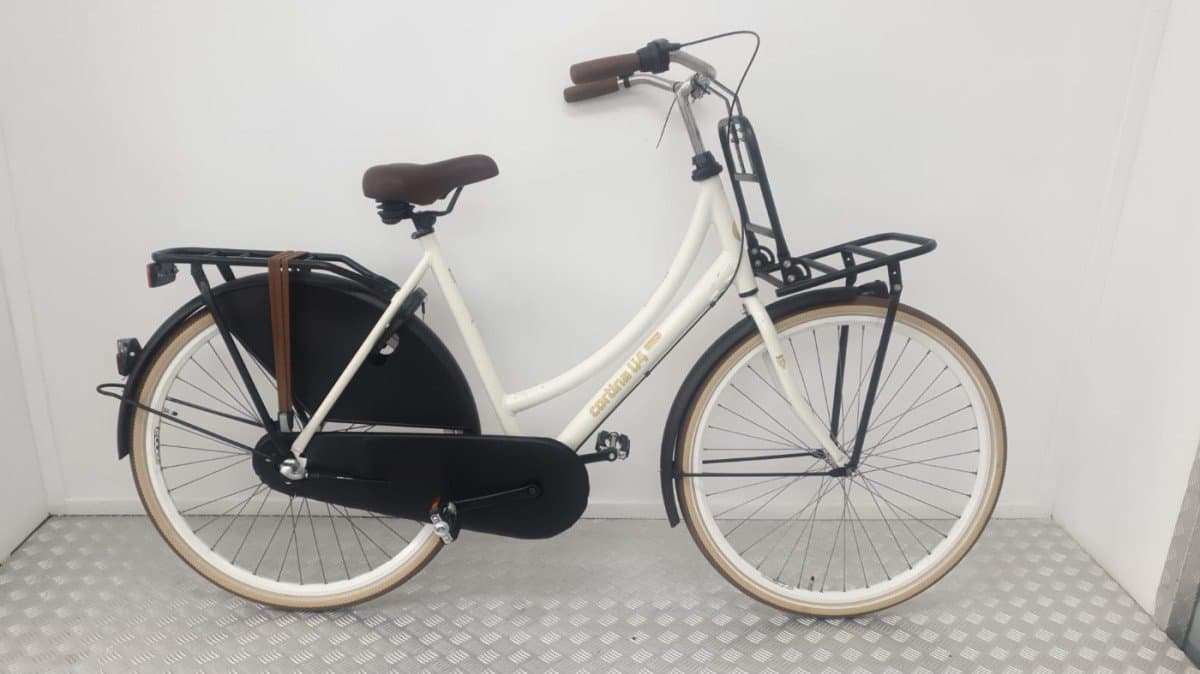 Cortina U4 transportfiets 57 cm wit, tweedehands