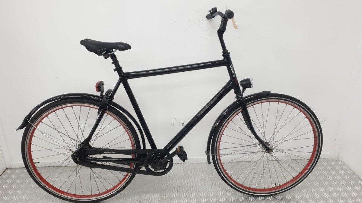 Sparta Fab 6 zwarte stadsfiets 61cm tweedehands voorkant