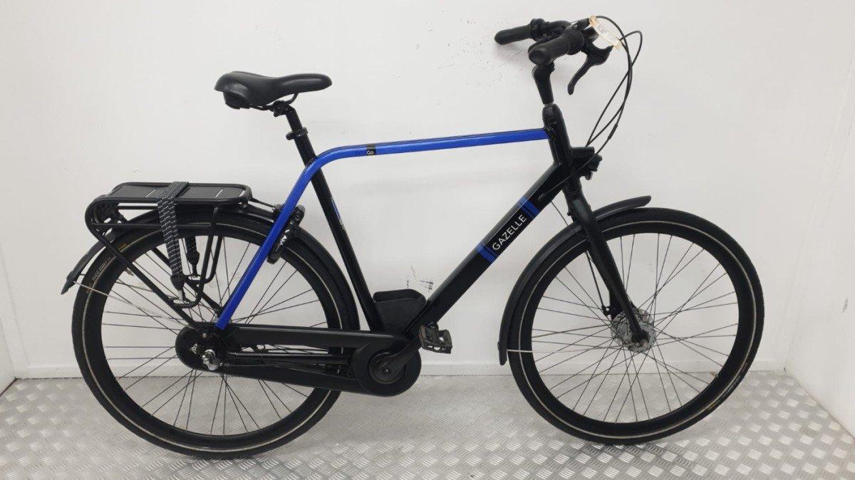 Gazelle Citygo 65 cm stadsfiets zwart blauw, tweedehands