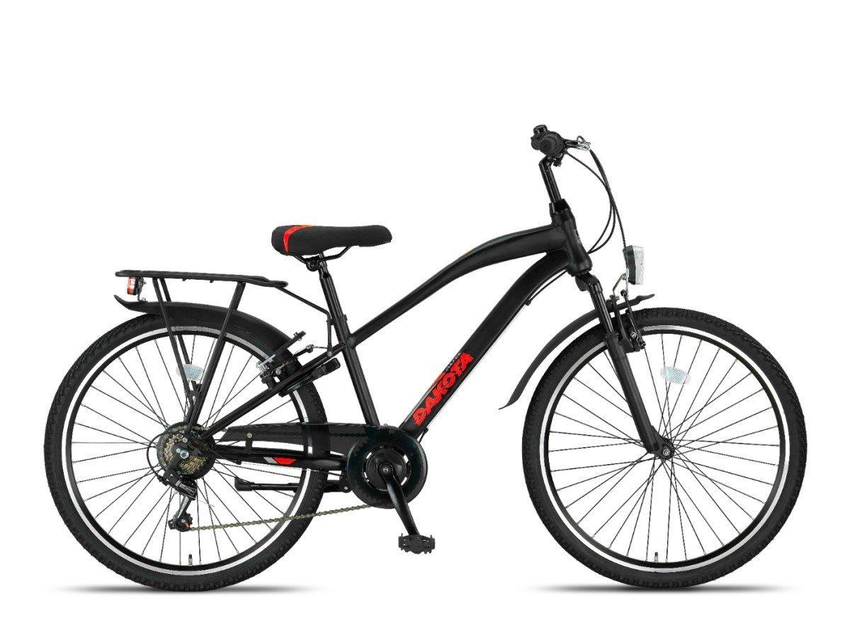 Altec Dakota kinderfiets 26 inch in zwartrood