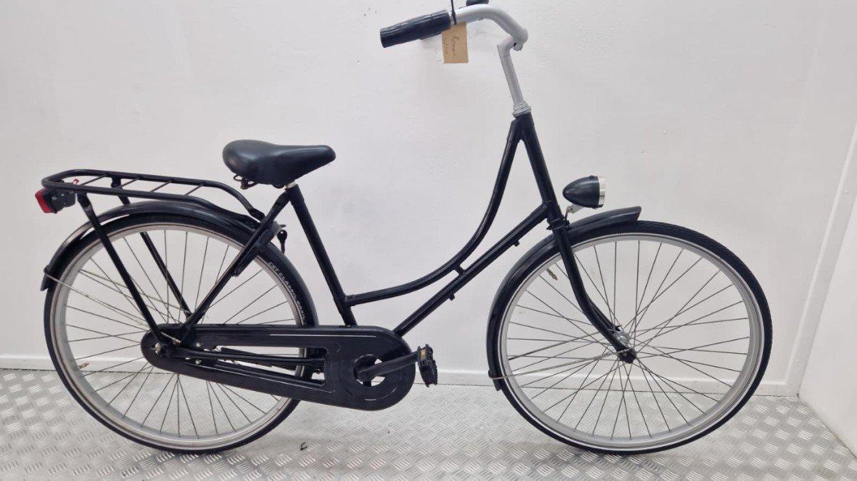 Budgetbike Omafiets zwart stadsfiets 48 cm tweedehands