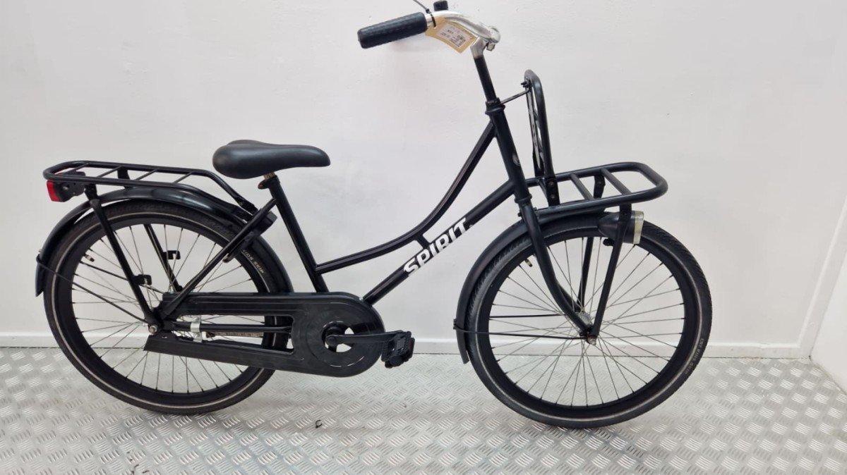 Spirit Transport kinderfiets 24 inch, zwart, tweedehands