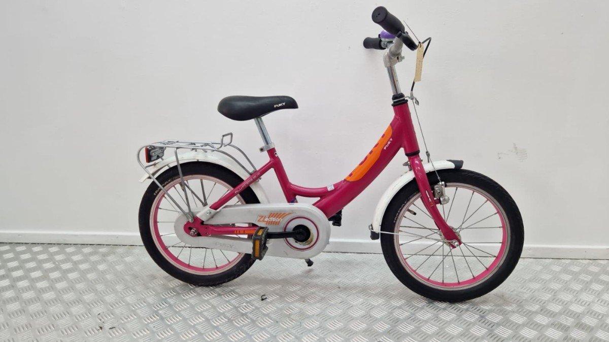 Puky kinderfiets 16 inch rood tweedehands
