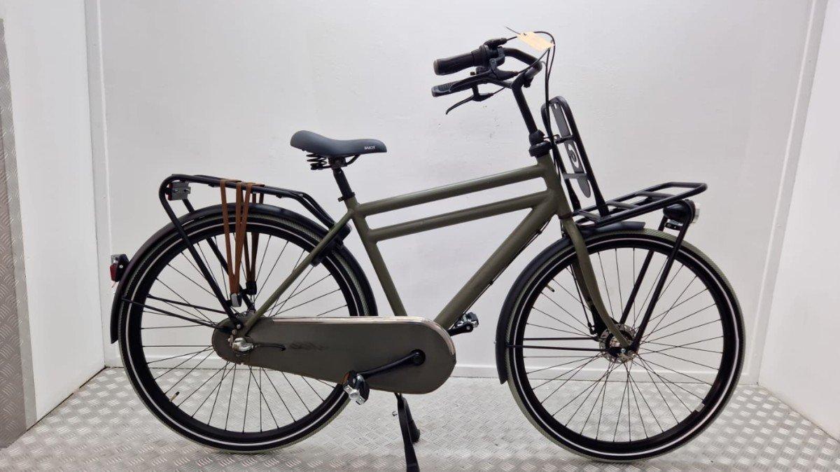 Cortina U4 transportfiets 50 cm groen, tweedehands, bovenaanzicht