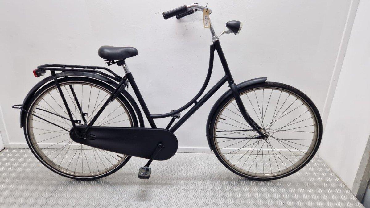 Budgetbike Omafiets zwart, 51 cm, terugtraprem