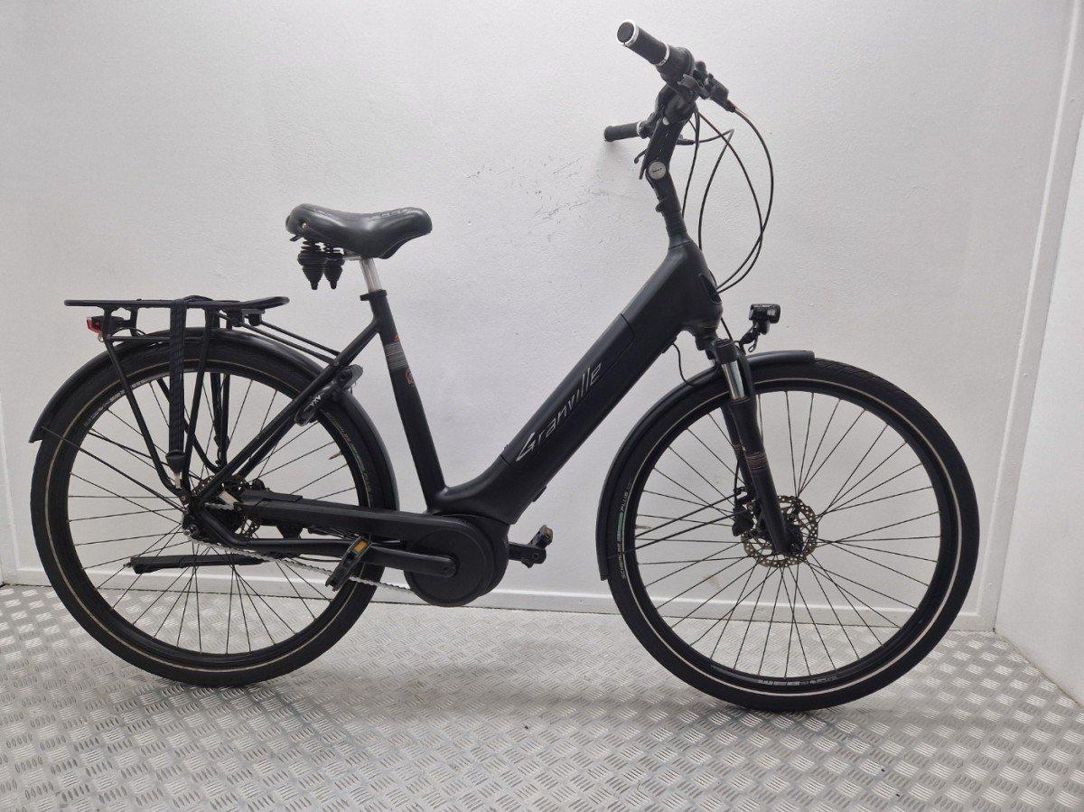 Granville E-excellence zwarte stadsfiets 56cm met Bosch middenmotor