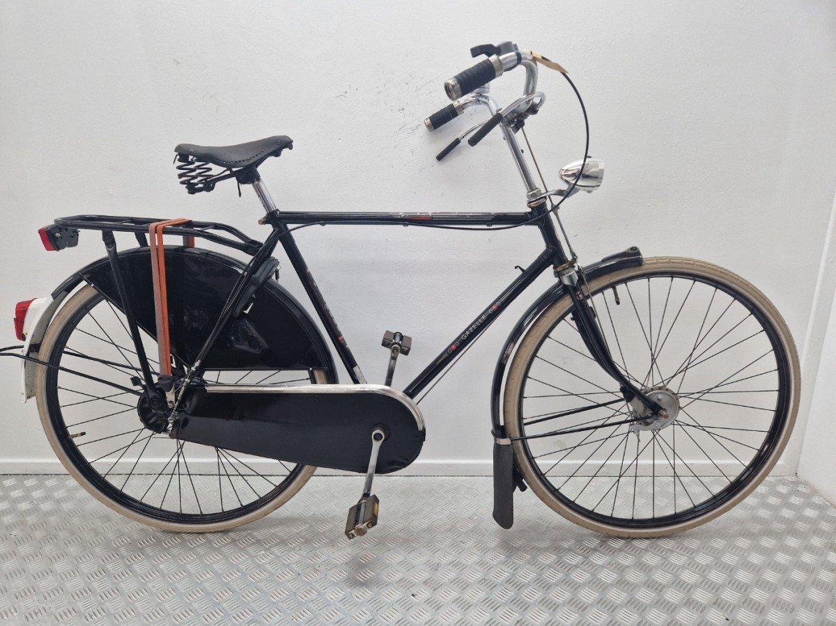 Gazelle Populair tweedehands heren stadsfiets zwart, 57cm