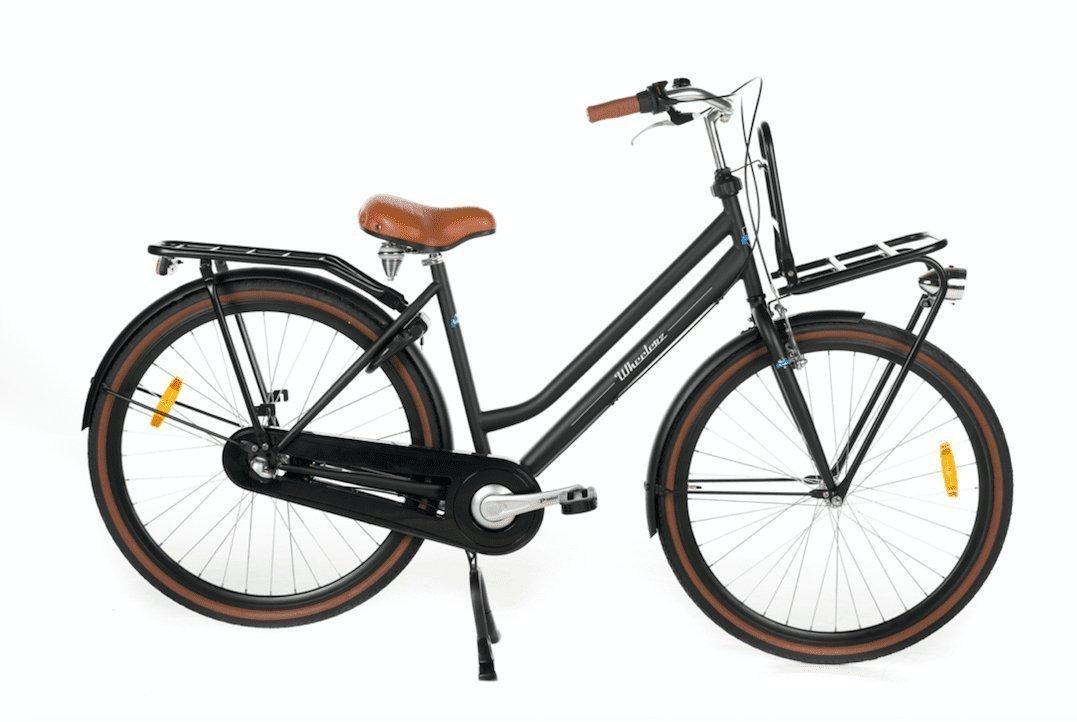Wheelerz Cargo transportfiets zwart mat, 50 cm framemaat