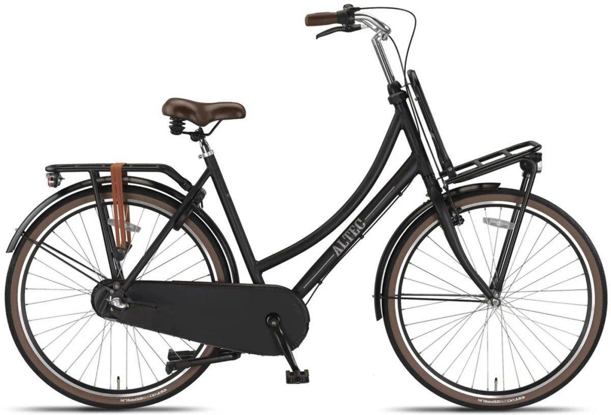 Altec Vintage transportfiets 57 cm zwart met voordrager