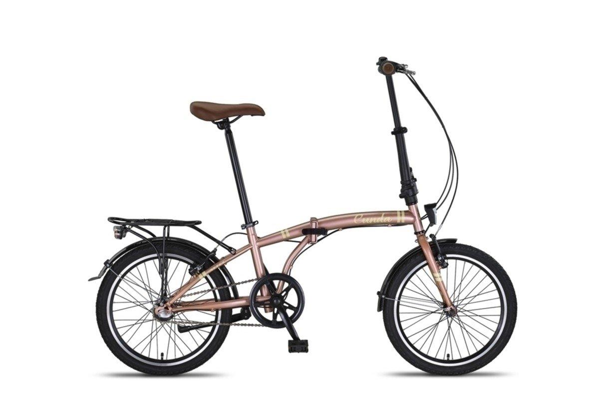 Altec Cunda elektrische vouwfiets 20 inch Lavender-Gold