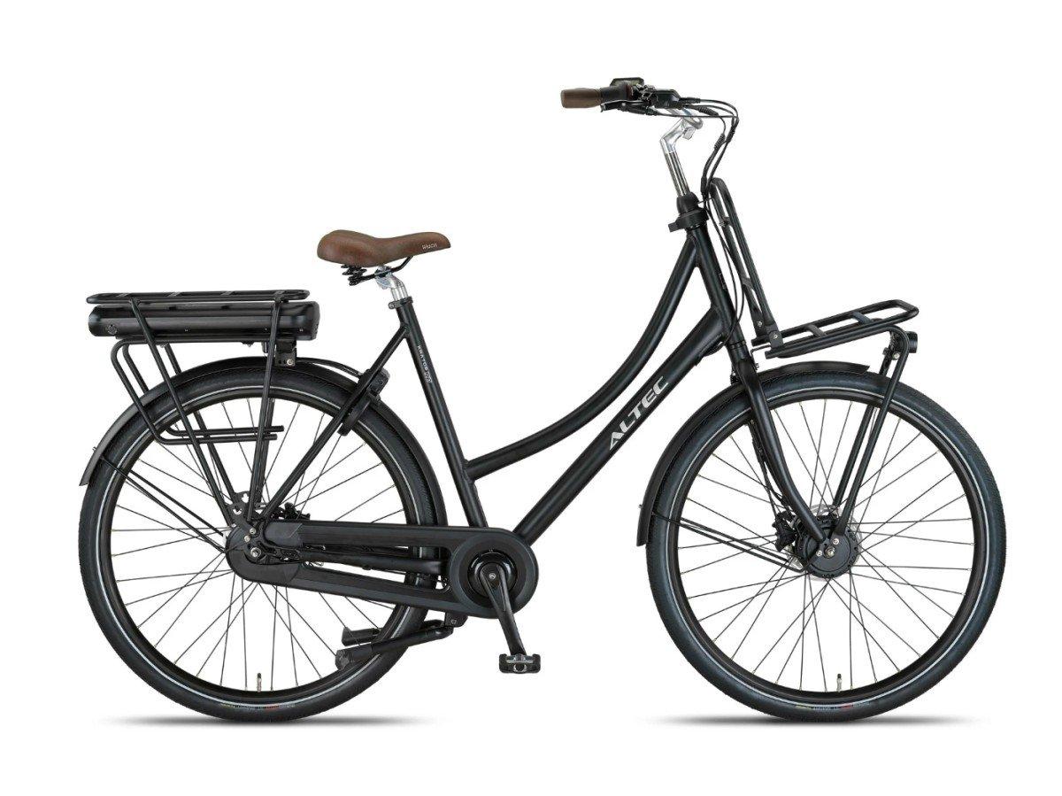 Altec Kratos elektrische transportfiets zwart, 57 cm met voordrager