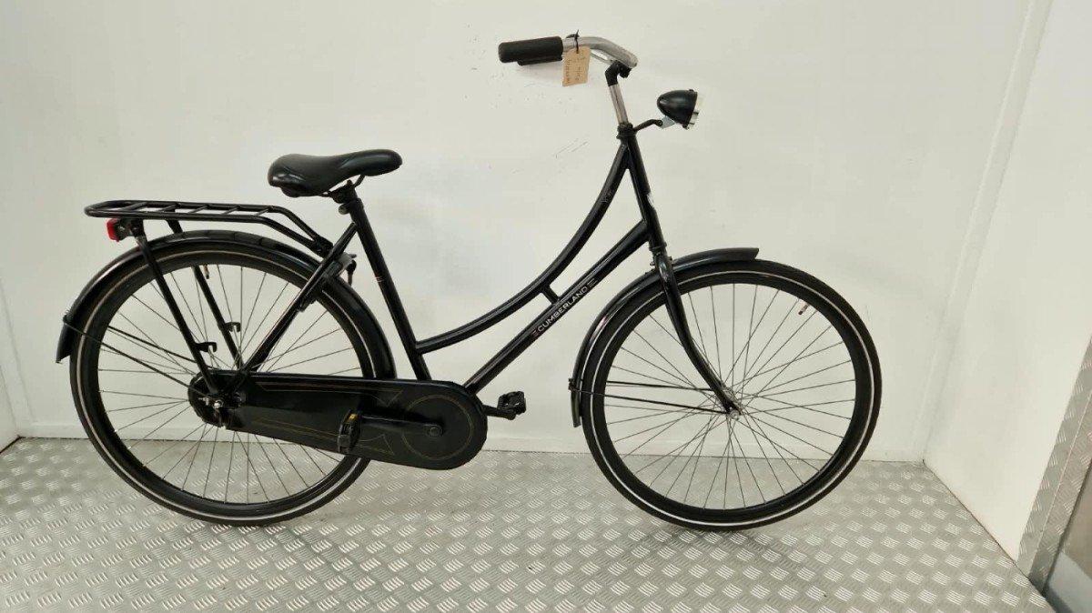 Cumberland Omafiets 53 cm zwart tweedehands stadsfiets