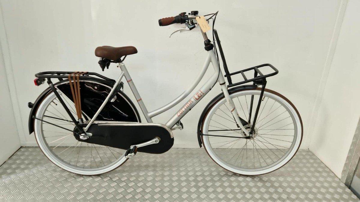Cortina U4 transportfiets 57 cm in grijs, 28 inch wielen