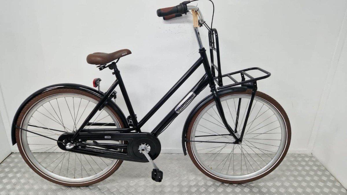 Popal Transportfiets 28 inch zwart met voorrekje