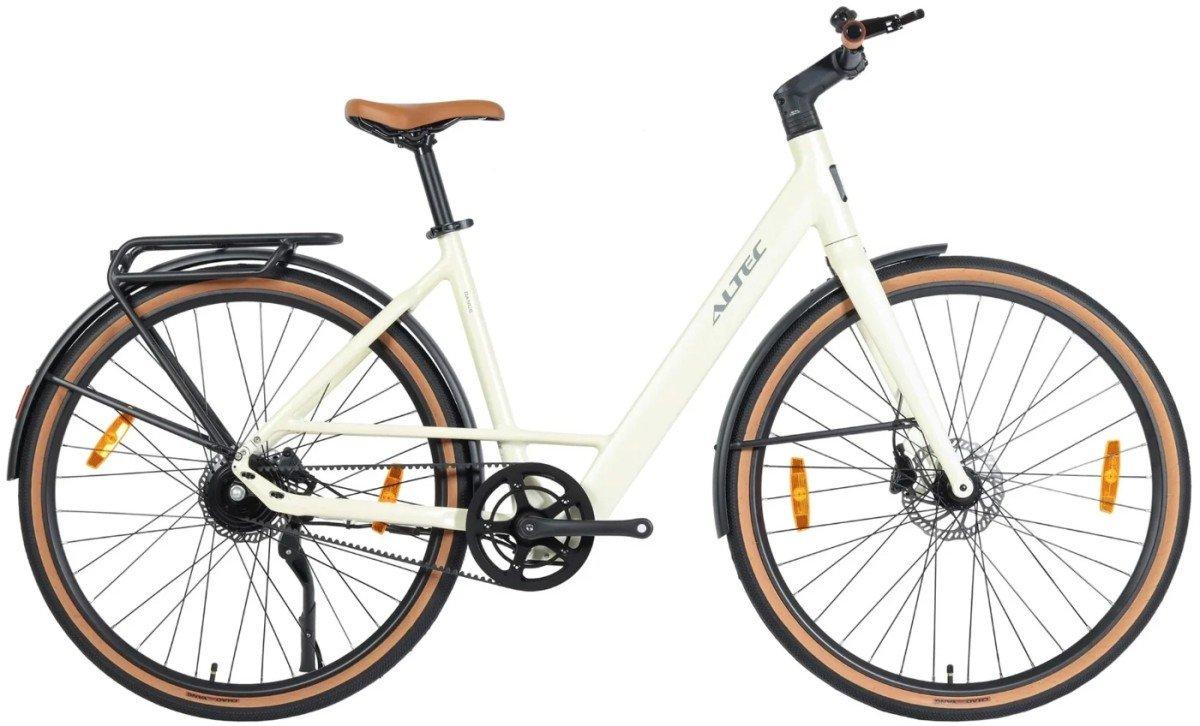 Altec Dance stadsfiets 48 cm crème met achterwielmotor