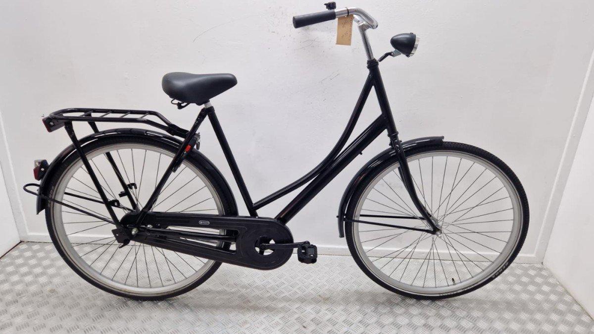 Spirit Omafiets 55 cm tweedehands zwart